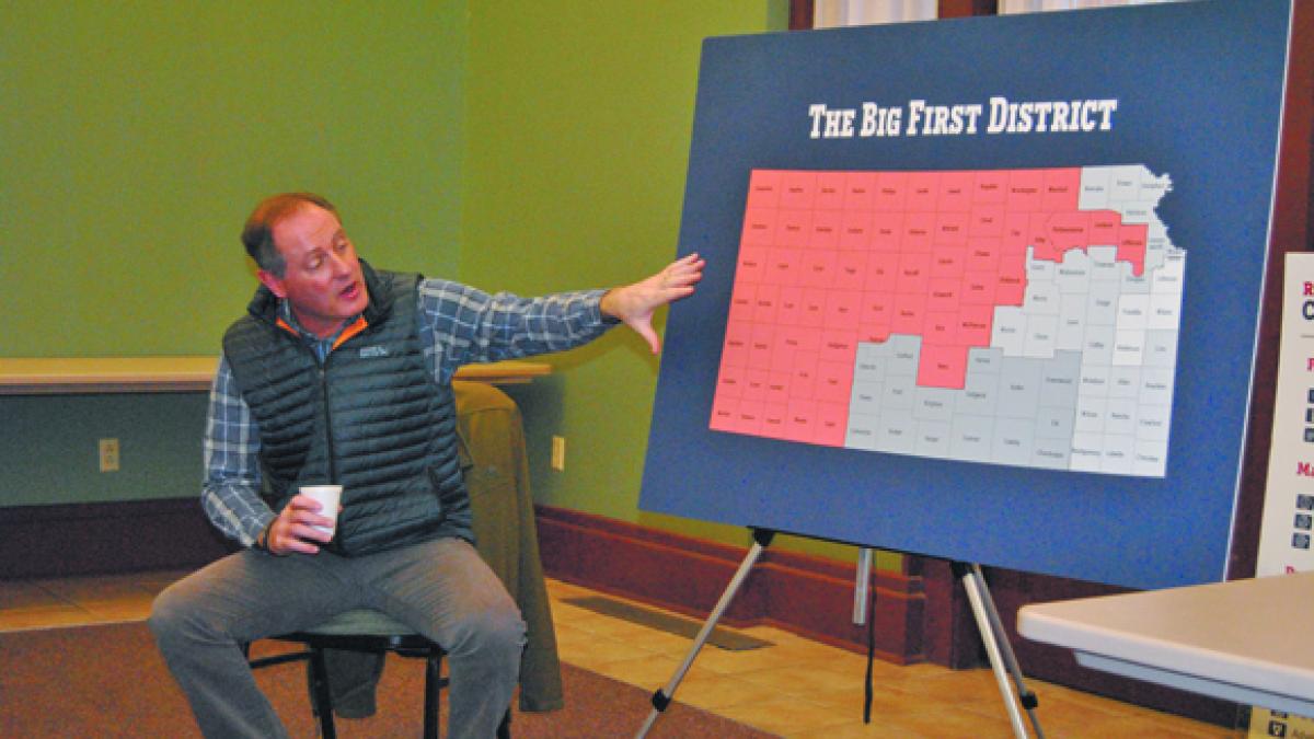 First District Congressman Tracey Mann talks about the size of the district and some recent redistricting