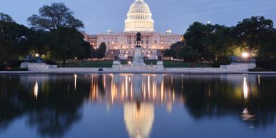 U.S. Capitol Building and Capitol Reflecting Pool